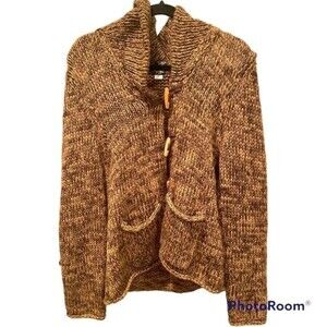 Moda International brown cardigan sweater